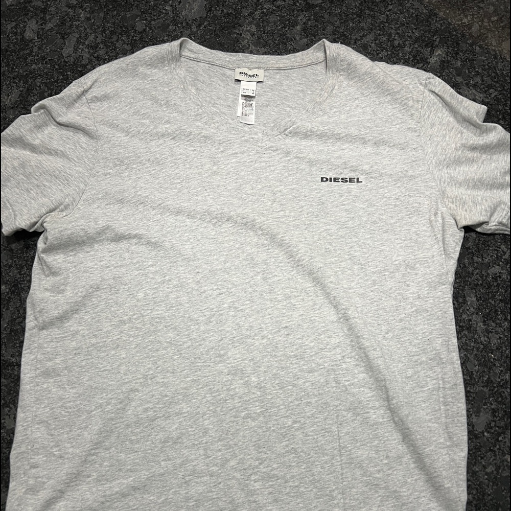 Diesel V-Neck T-Shirt. Size M.